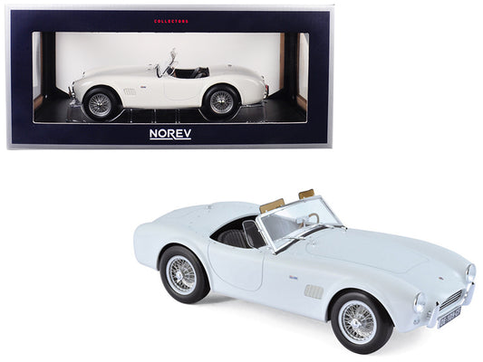1963 Shelby AC Cobra 289 Roadster White 1/18 Diecast Model Car by