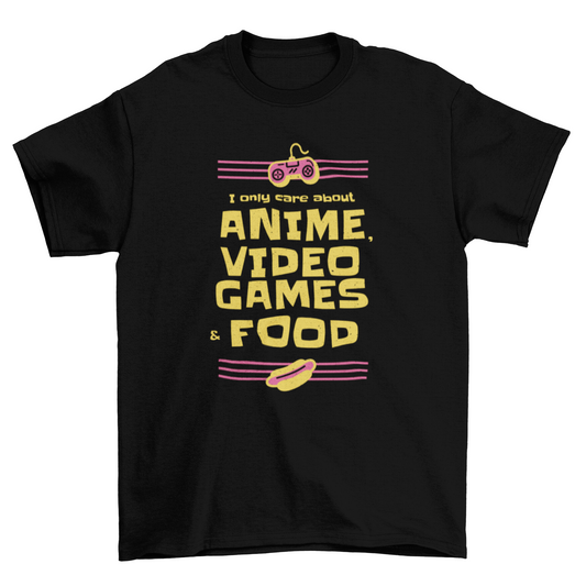 Anime & video games t-shirt