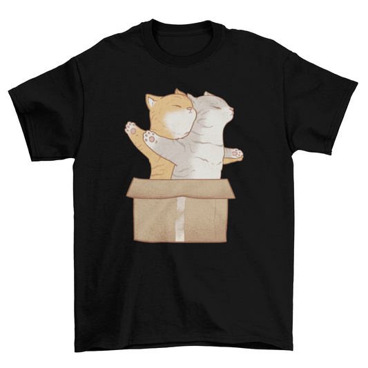 Cats animals in love t-shirt