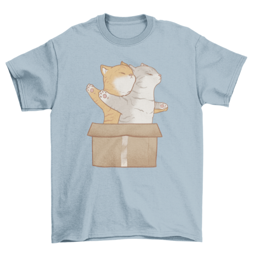 Cats animals in love t-shirt