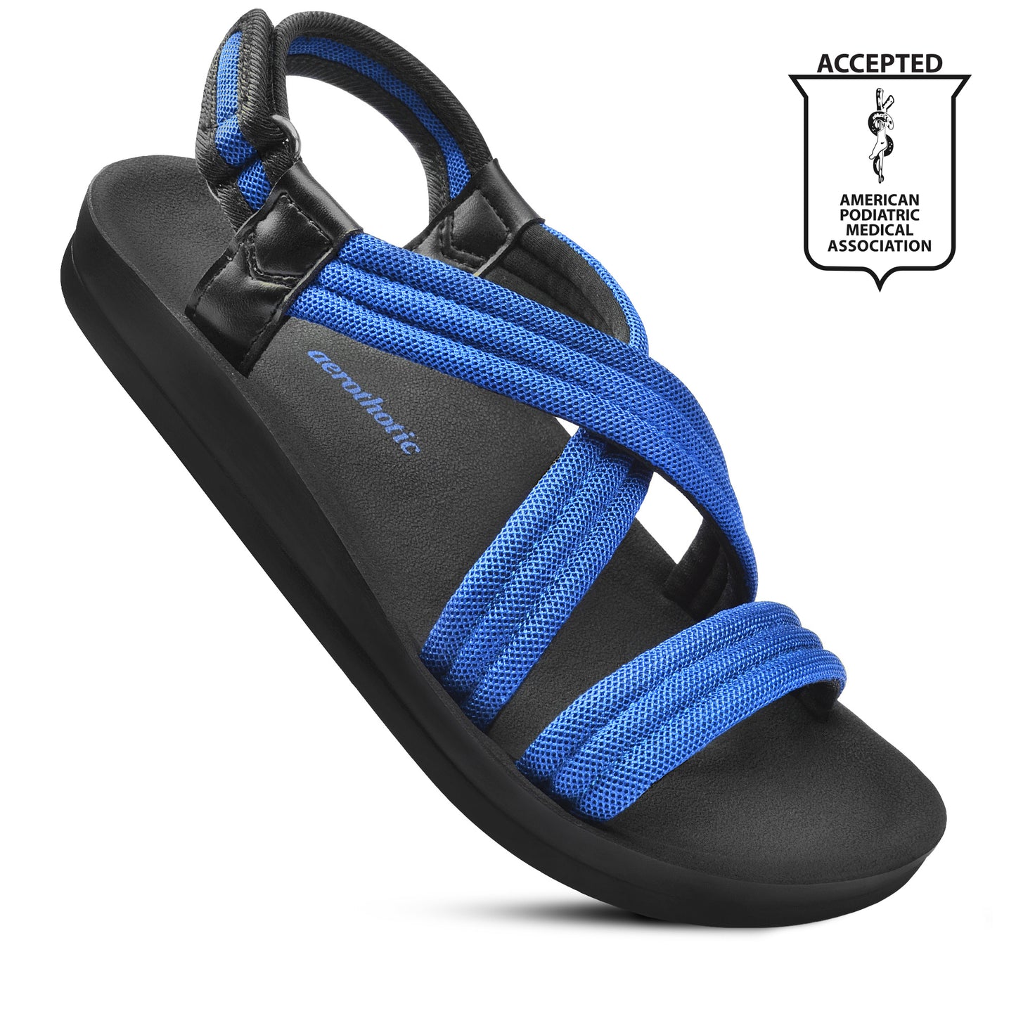 Aerothotic Hadal Women's Velcro Ankle Strap Slip on Sandals