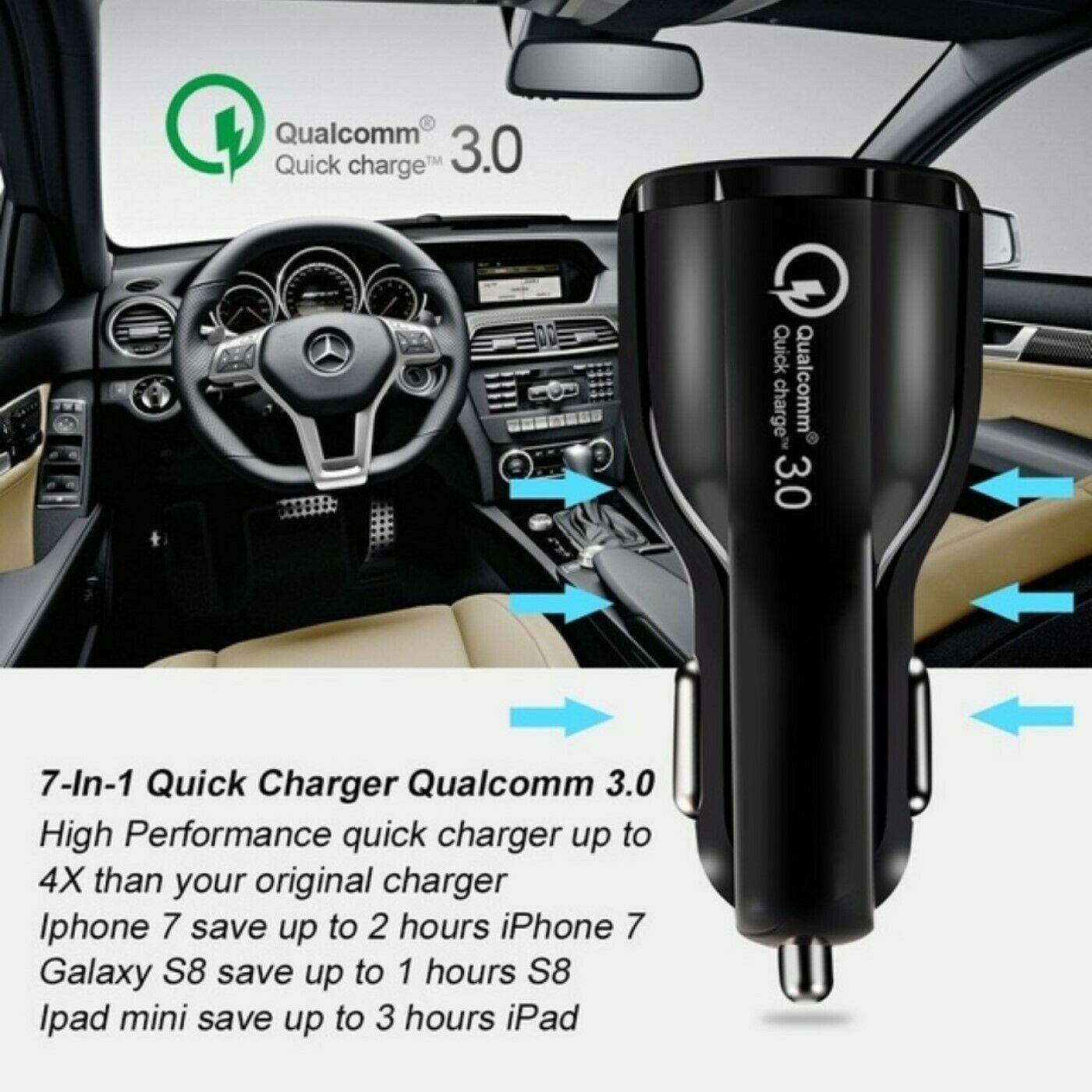 2 Pack PBG 2 Port USB Fast Car Charger Adapter For Devices