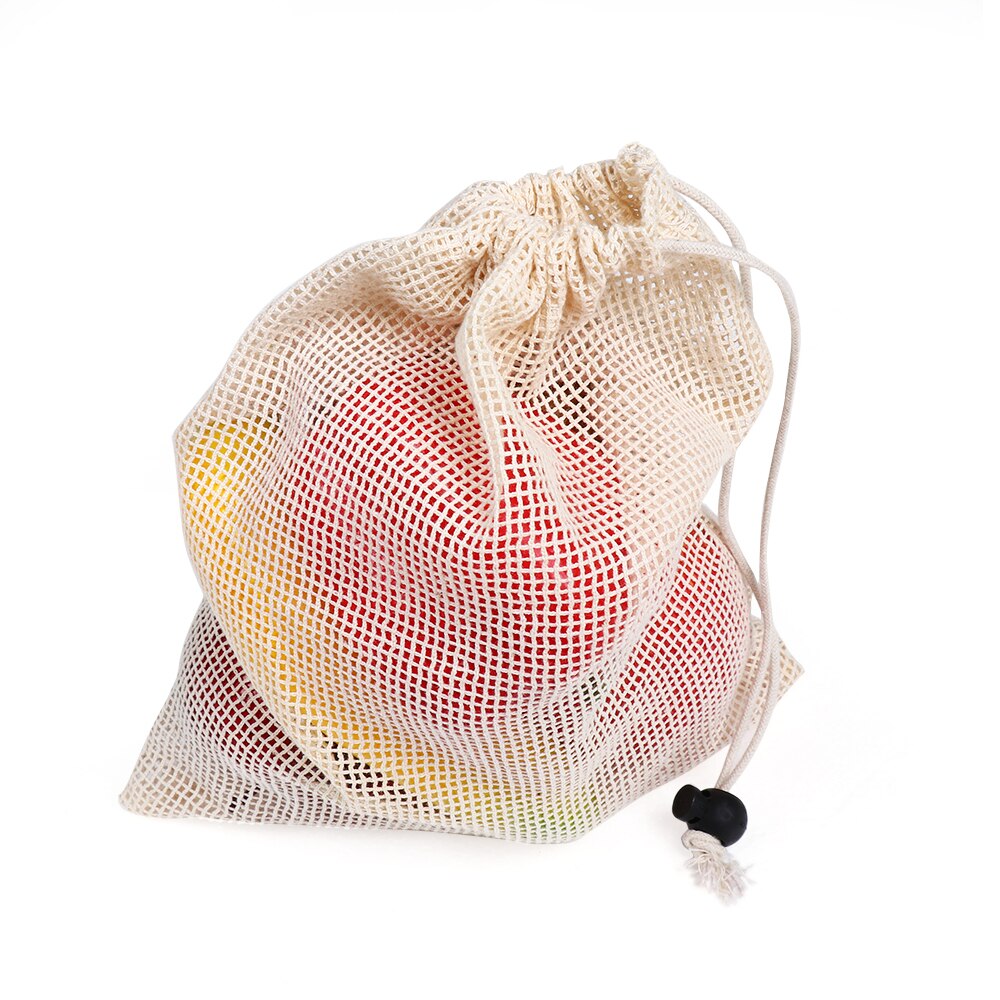 Reusable Cotton Mesh Vegetable Bag