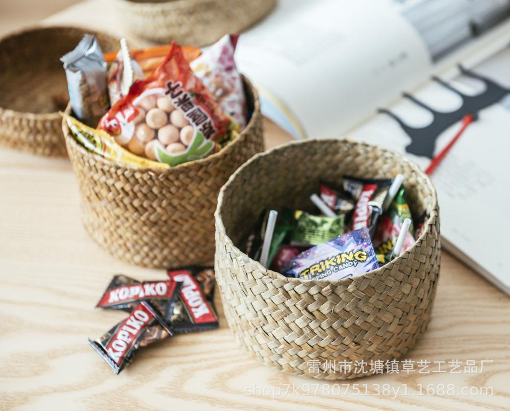 Handmade Bamboo Storage Baskets