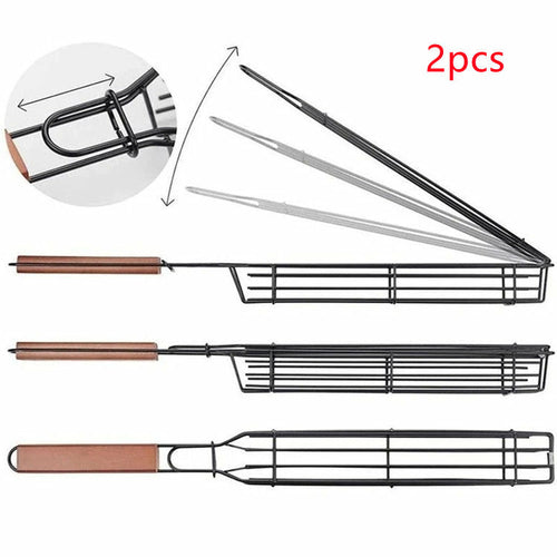 BBQ Grill Mesh Stainless Steel Tools Kitchen Accessories