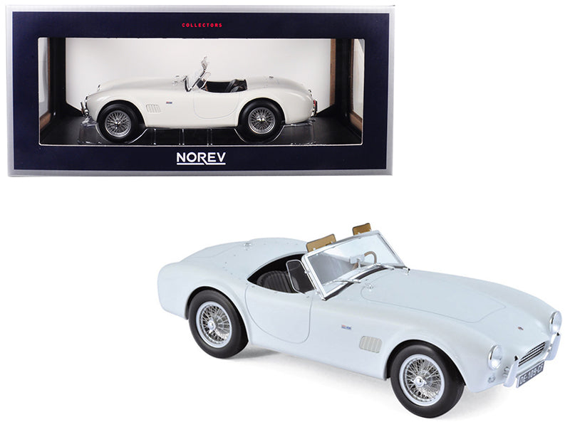 1963 Shelby AC Cobra 289 Roadster White 1/18 Diecast Model Car by