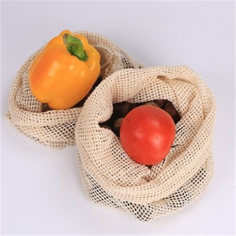 Reusable Cotton Produce Bags