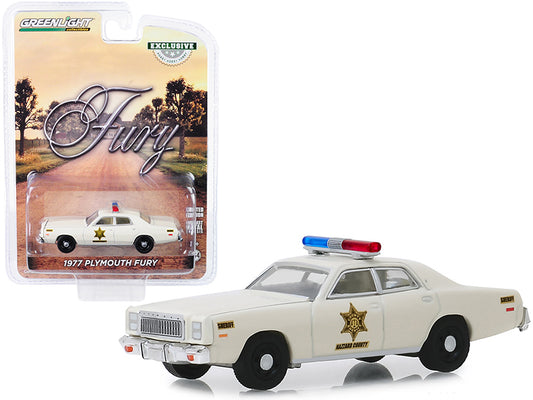 1977 Plymouth Fury Cream \Hazzard County Sheriff\" \"Hobby Exclusive\"