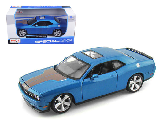 2008 Dodge Challenger SRT8 Blue Metallic 1/24 Diecast Model Car by