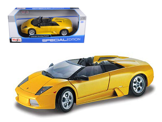 Lamborghini Murcielago Roadster Yellow 1/18 Diecast Model Car by