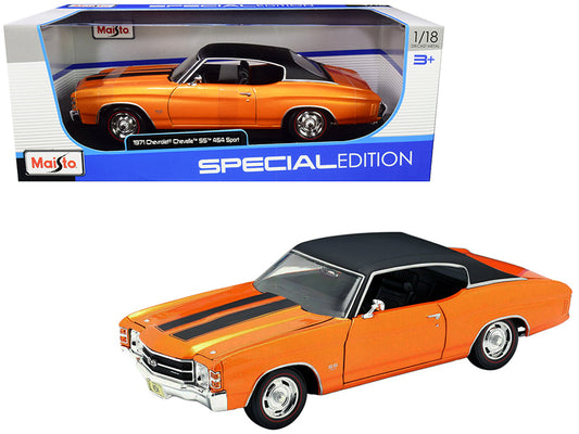 1971 Chevrolet Chevelle SS 454 Sport Metallic Orange with Black Top