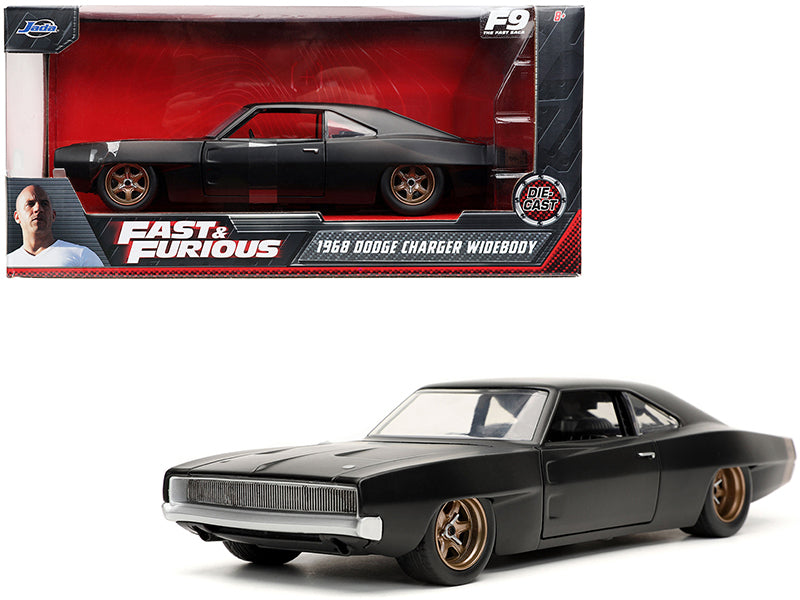 Dom\'s 1968 Dodge Charger Widebody Matt Black \Fast & Furious 9 F9\"