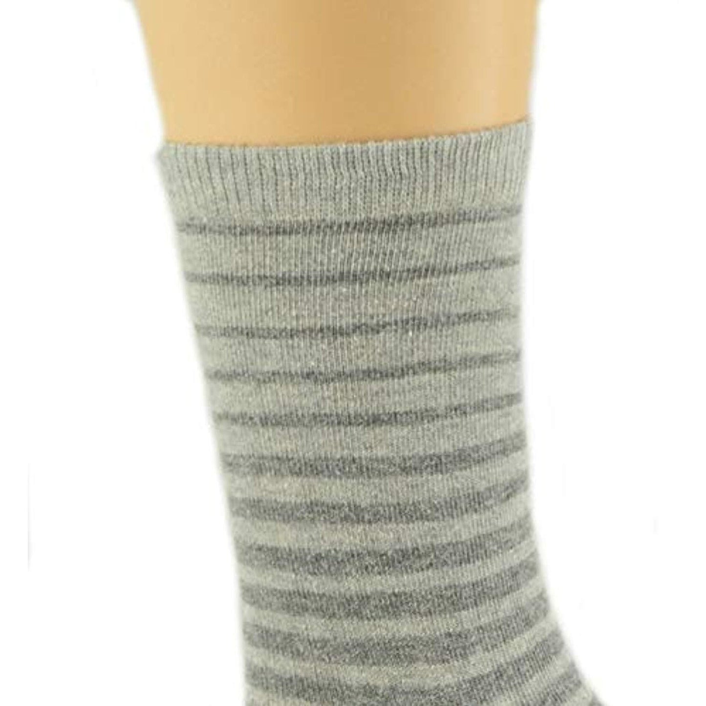 Women's Stripe Cotton Crew Socks