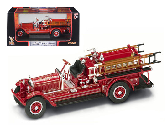 1924 Stutz Model C Fire Engine Red 1/43 Diecast Model by Road