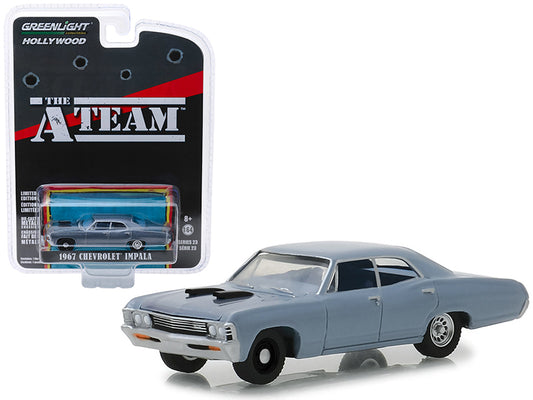 1967 Chevrolet Impala Silver Blue \The A-Team\" (1983-1987) TV Series