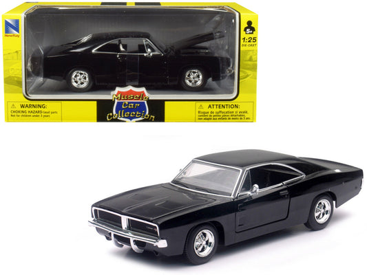 1969 Dodge Charger R/T Black \Muscle Car Collection\" 1/25 Diecast