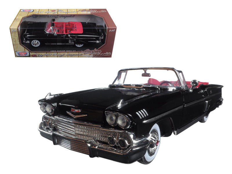 1958 Chevrolet Impala Convertible Black with Red Interior \Timeless