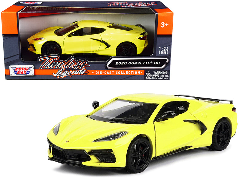 2020 Chevrolet Corvette C8 Stingray Yellow \Timeless Legends\" 1/24