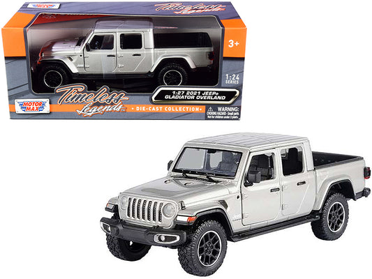2021 Jeep Gladiator Overland (Closed Top) Pickup Truck Silver Metallic