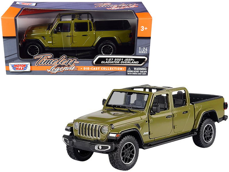 2021 Jeep Gladiator Overland (Open Top) Pickup Truck Matt Green