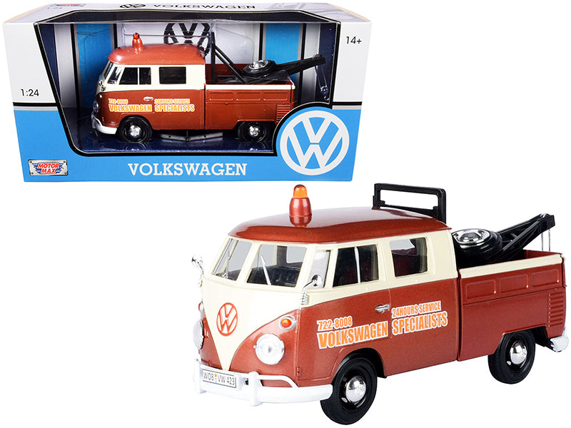 Volkswagen Type 2 (T1) Tow Truck \Volkswagen Specialists\" Brown