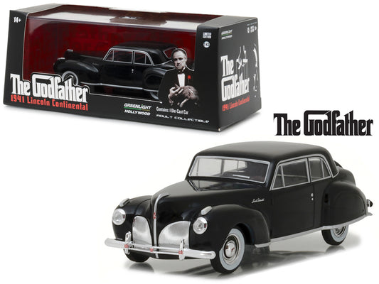1941 Lincoln Continental Black \The Godfather\" (1972) Movie 1/43