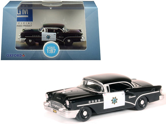 1955 Buick Century \California Highway Patrol\" (CHP) Black 1/87 (HO)