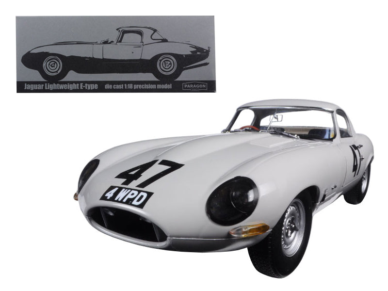 1963 Jaguar Lightweight E-Type #47 \Coombs 4 WPD\" 1/18 Diecast Model