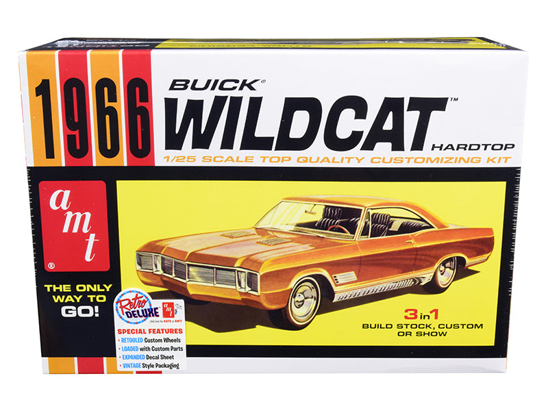 Skill 2 Model Kit 1966 Buick Wildcat Hardtop 3 in 1 Kit 1/25 Scale