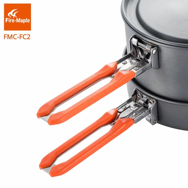 Fire Maple Camping Cookware Utensils Dishes Camp Cooking Set Hiking Heat Exchanger Pot Kettle FMC-FC2 Outdoor Tourism Tableware