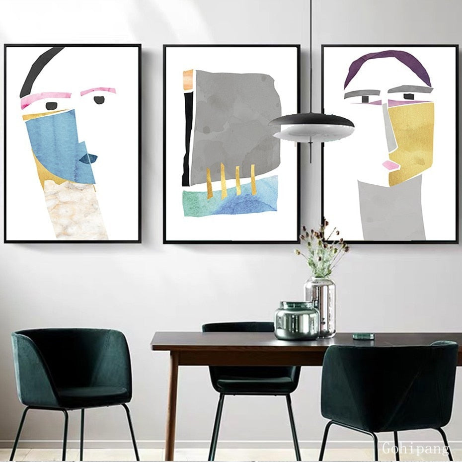 Abstract Figure Wall Art