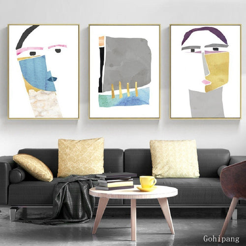 Abstract Figure Wall Art