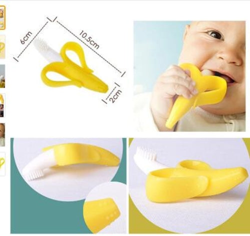 Wood and Silicone Bead Teething Toy