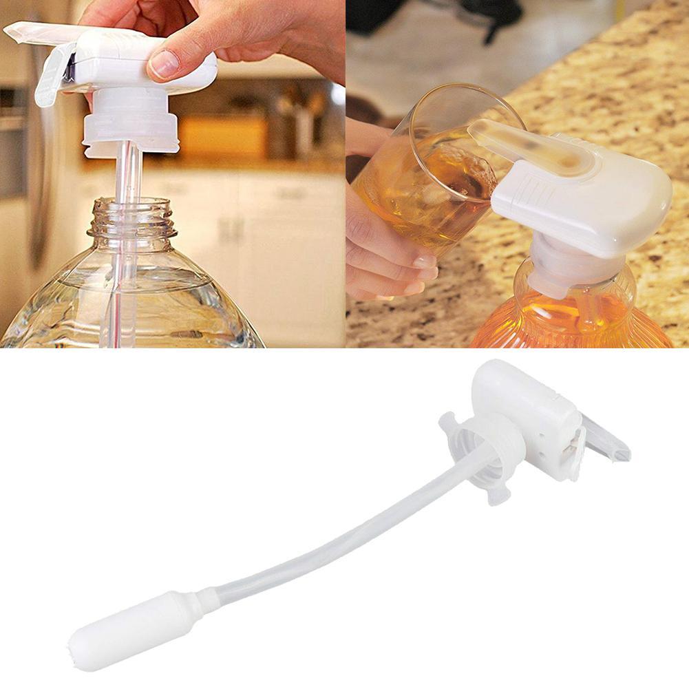 Beverage Pouring Pump with Straw