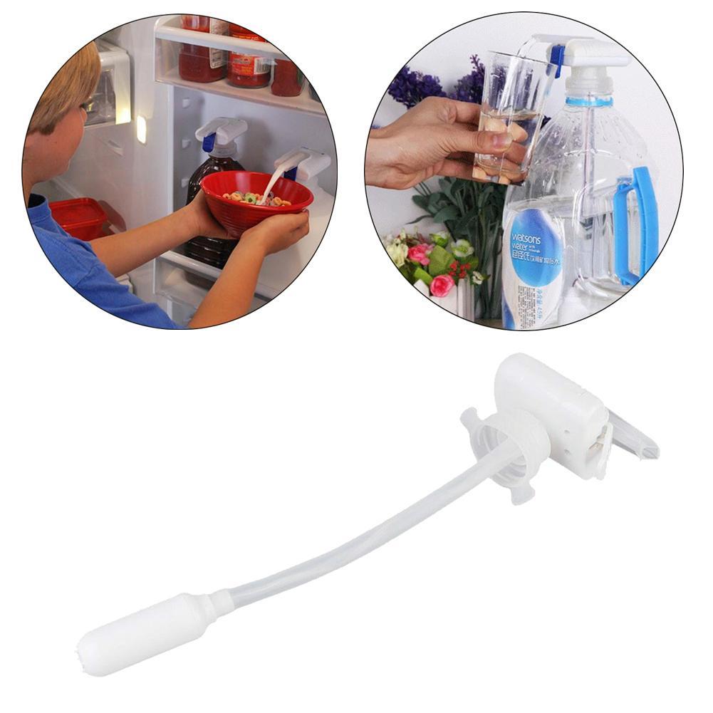 Beverage Pouring Pump with Straw
