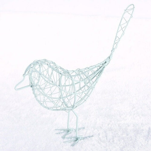 Iron Wire Bird Figurine