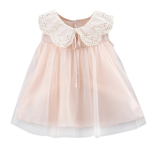 Cute Lace Collar Tulle Dress