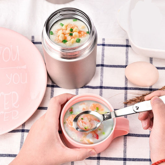 Soup thermos With folding Spoon