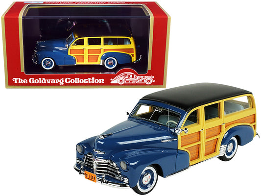 1948 Chevrolet Fleetmaster Woodie Station Wagon Como Blue with Black