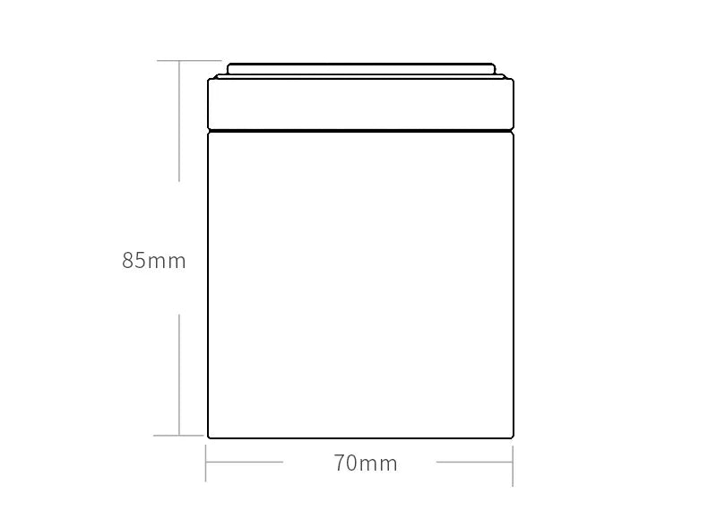 Mini Square Jar Tea Tinplate Box Creative Universal Cans Small Tea Cans Candy Scented Green Tea Storage Box