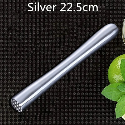 Bar Cocktail Muddler Mojito Stainless Steel Bar Mixer Barware DIY Drink Fruit Muddler Crushed Ice Barware Bar Tool