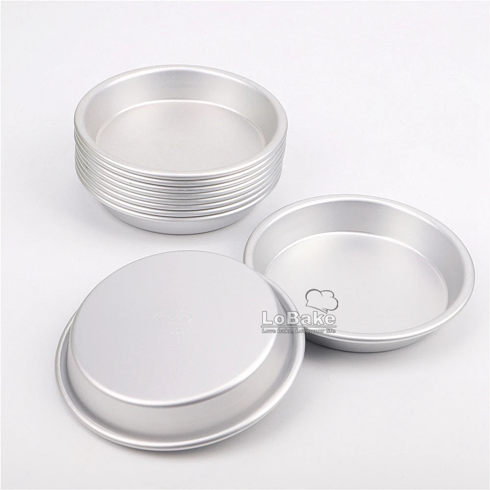 10pcs/lot Various cups design aluminum alloy cake cup moulds cheese cupcake pan jelly tart mold pudding tin for oven bakeware