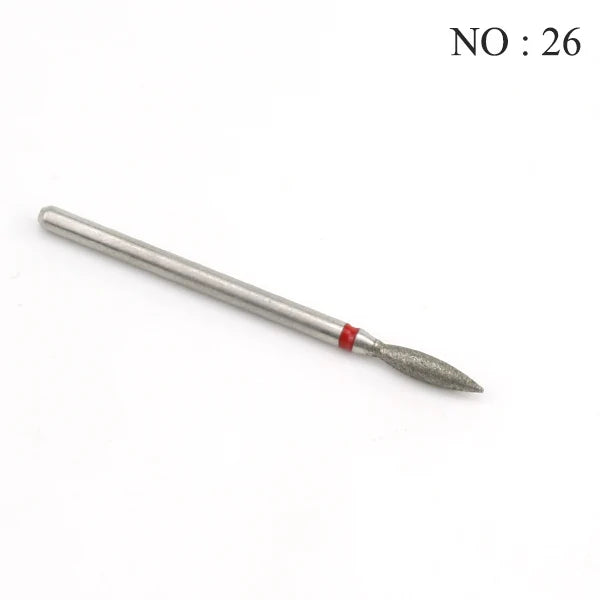 29 Types Diamond Ceramic Nail Drill Milling Cutter for Manicure Rotary Bits Cuticle Clean Accessories Nail Files Art Tools