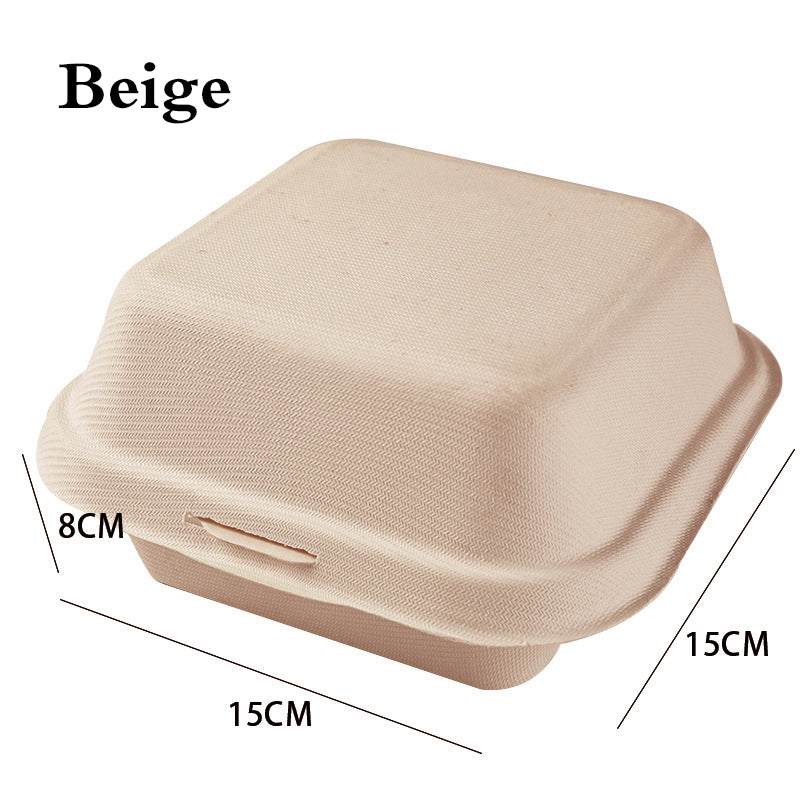 10/20pcs Disposable Bento Food Containers Baking Dessert Cake Bowl packaging Burger Snack Boxes Microwavable Home  Lunchbox