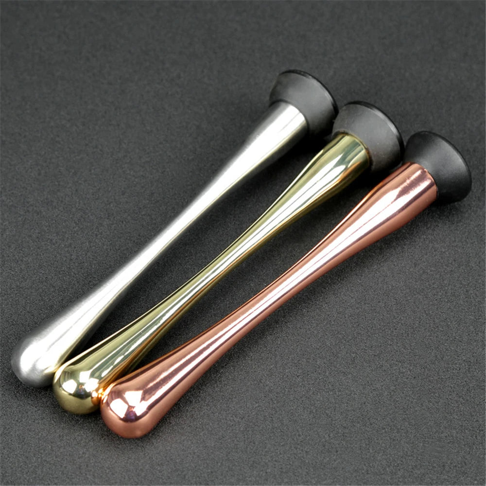 Bar Cocktail Muddler Mojito Stainless Steel Bar Mixer Barware DIY Drink Fruit Muddler Crushed Ice Barware Bar Tool