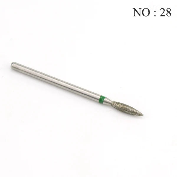 29 Types Diamond Ceramic Nail Drill Milling Cutter for Manicure Rotary Bits Cuticle Clean Accessories Nail Files Art Tools