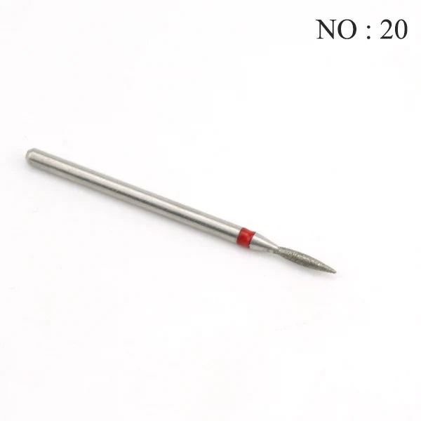 29 Types Diamond Ceramic Nail Drill Milling Cutter for Manicure Rotary Bits Cuticle Clean Accessories Nail Files Art Tools