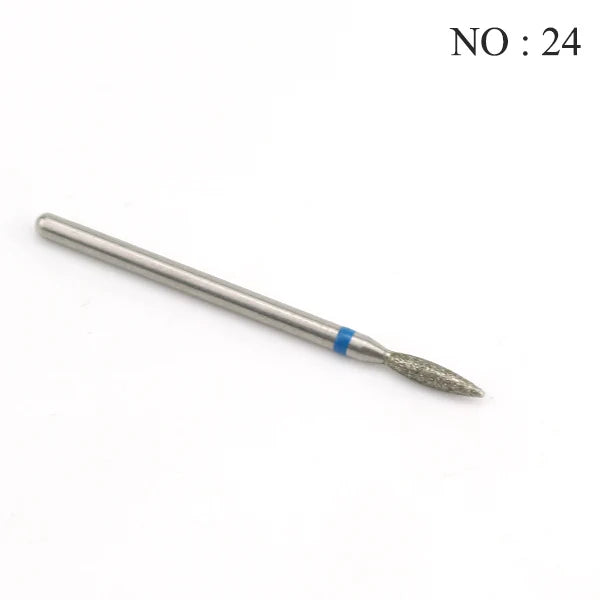 29 Types Diamond Ceramic Nail Drill Milling Cutter for Manicure Rotary Bits Cuticle Clean Accessories Nail Files Art Tools