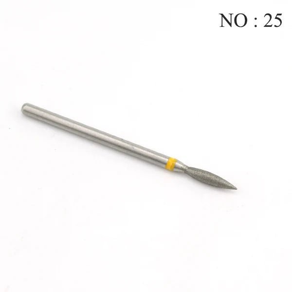 29 Types Diamond Ceramic Nail Drill Milling Cutter for Manicure Rotary Bits Cuticle Clean Accessories Nail Files Art Tools