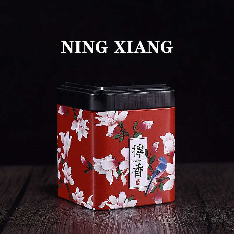 Mini Square Jar Tea Tinplate Box Creative Universal Cans Small Tea Cans Candy Scented Green Tea Storage Box